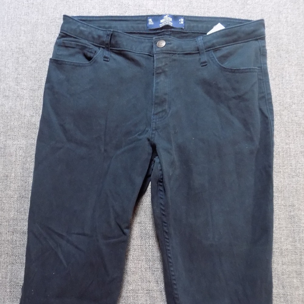 Hollister Super Skinny Jeans Womens 11L Navy Blue Good Mid-Rise Classic Stretch